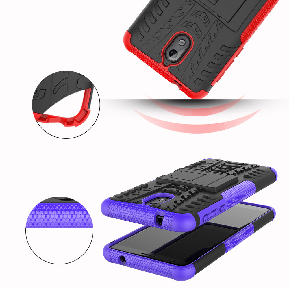 Nokia 3.1 Heavy Duty Case Red