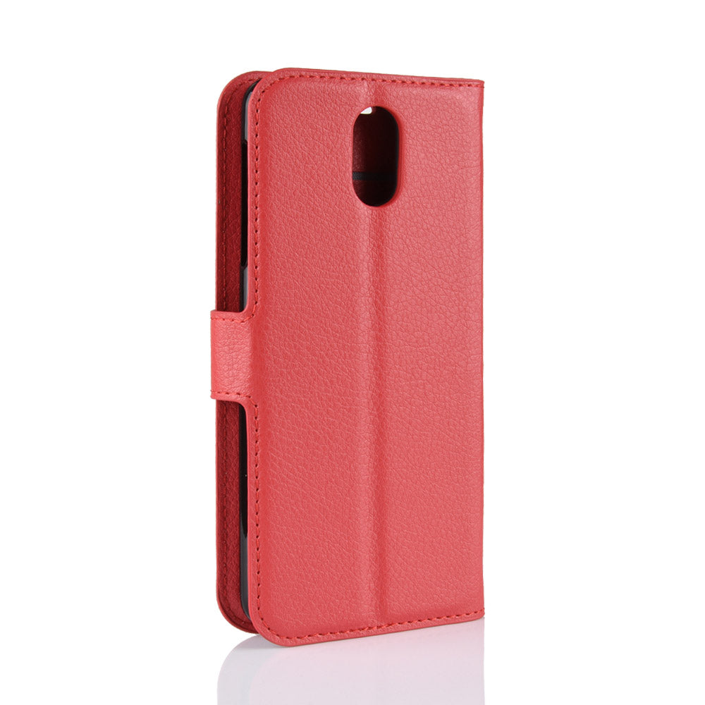 Nokia 3.1 Pu Wallet Case [Red]