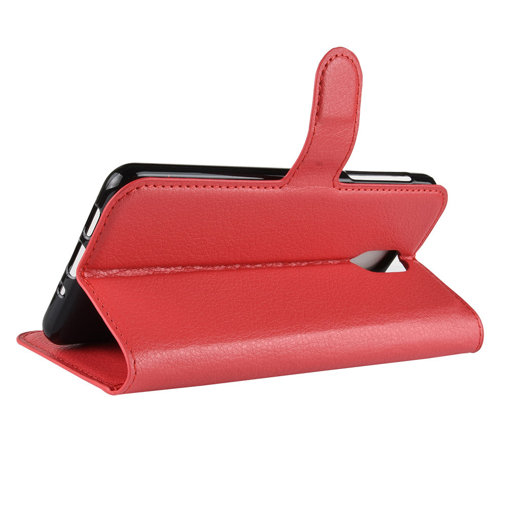 Nokia 3.1 Pu Wallet Case [Red]