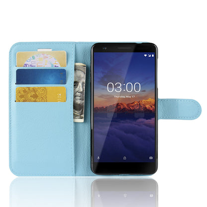 Nokia 3.1 Pu Wallet Case [Lightblue]