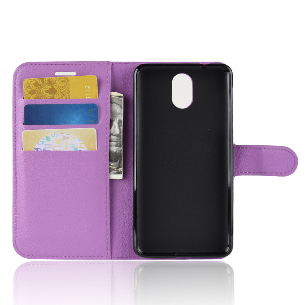 Nokia 3.1 Pu Wallet Case [Purple]
