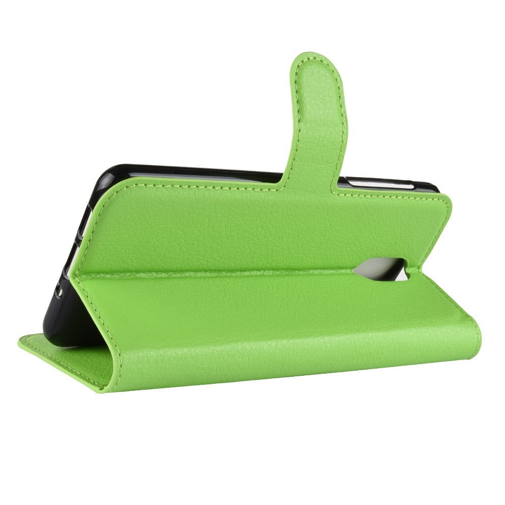 Nokia 3.1 Pu Wallet Case [Green]