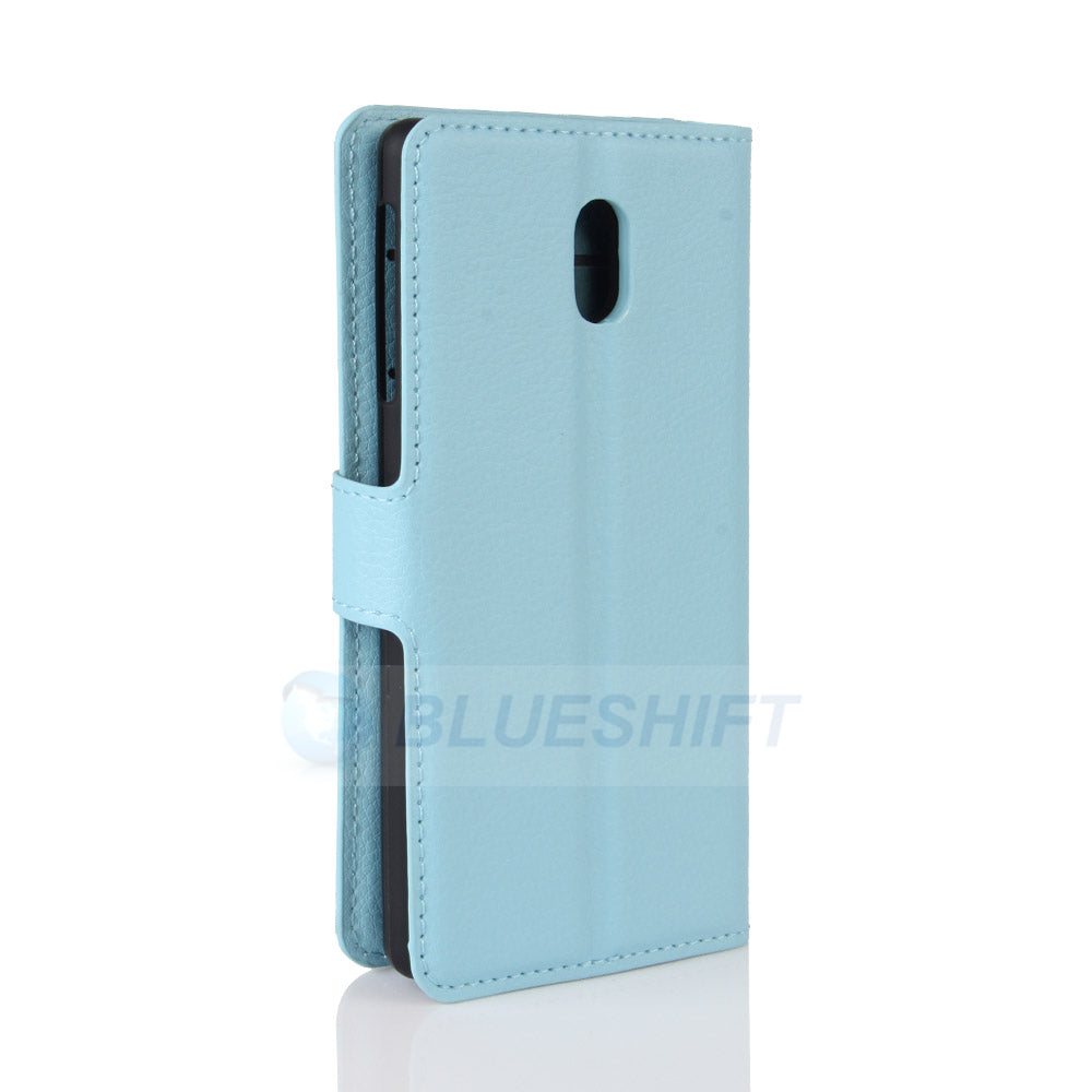 Nokia 3 Pu Wallet Case [Lightblue]