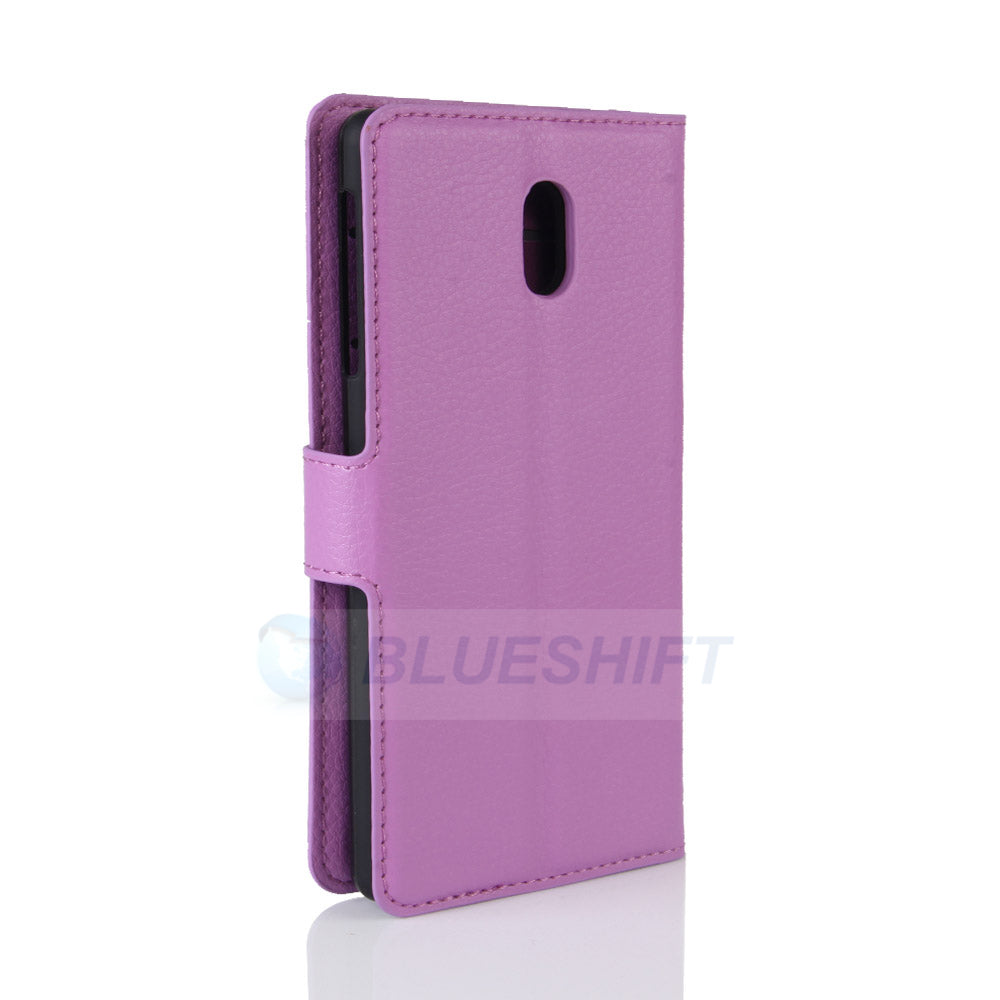 Nokia 3 Pu Wallet Case [Purple]