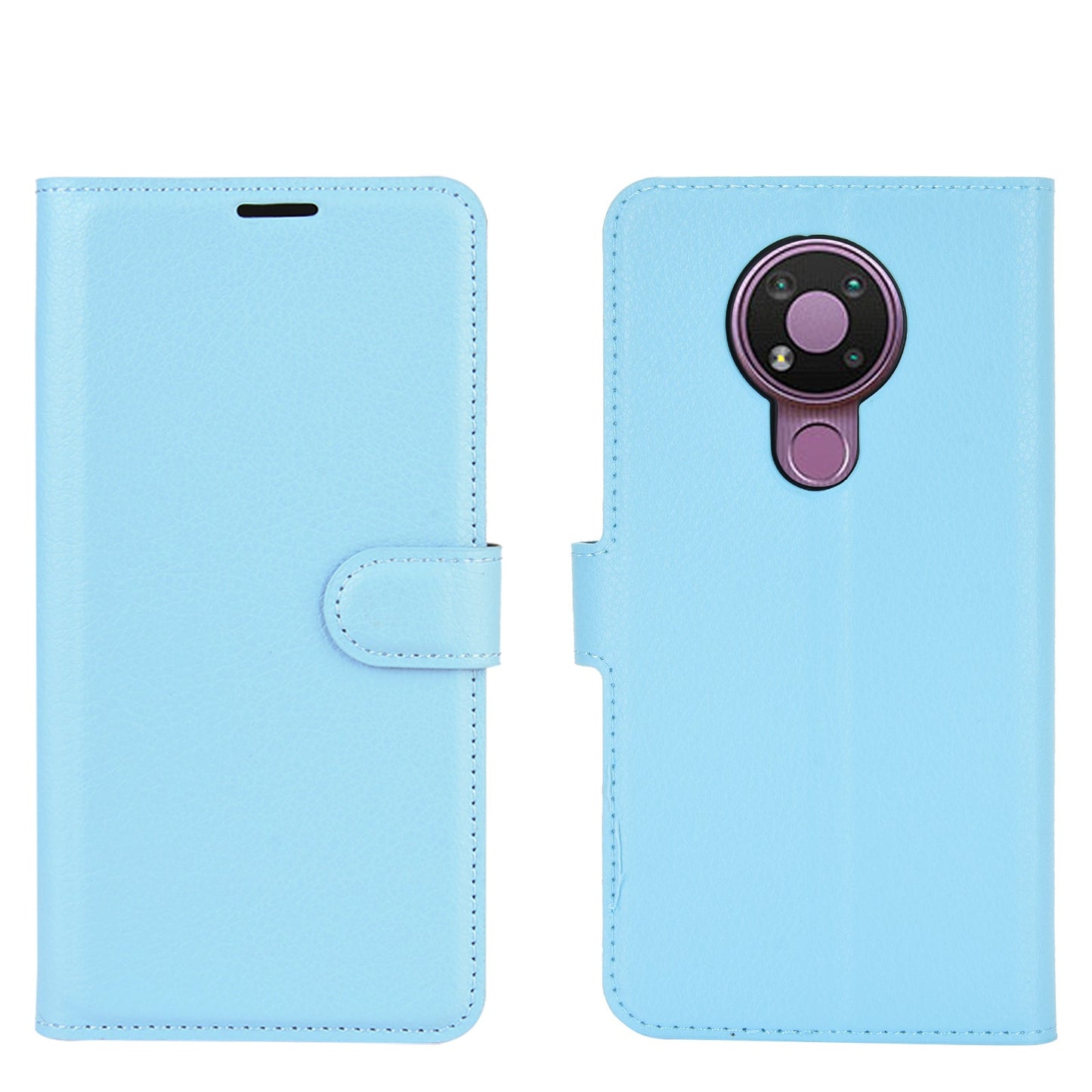 Nokia 3.4 Pu Wallet Case [Lightblue]