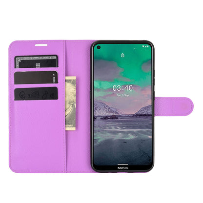 Nokia 3.4 Pu Wallet Case [Purple]