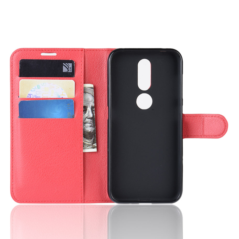 Nokia 4.2 Pu Wallet Case [Red]