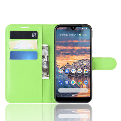 Nokia 4.2 Pu Wallet Case [Green]