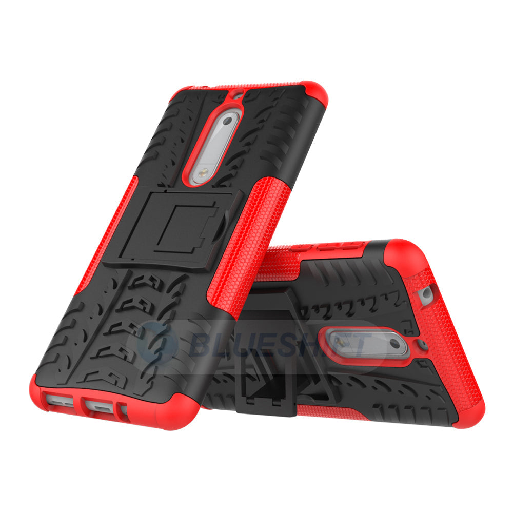 Nokia 5 Heavy Duty Case Red