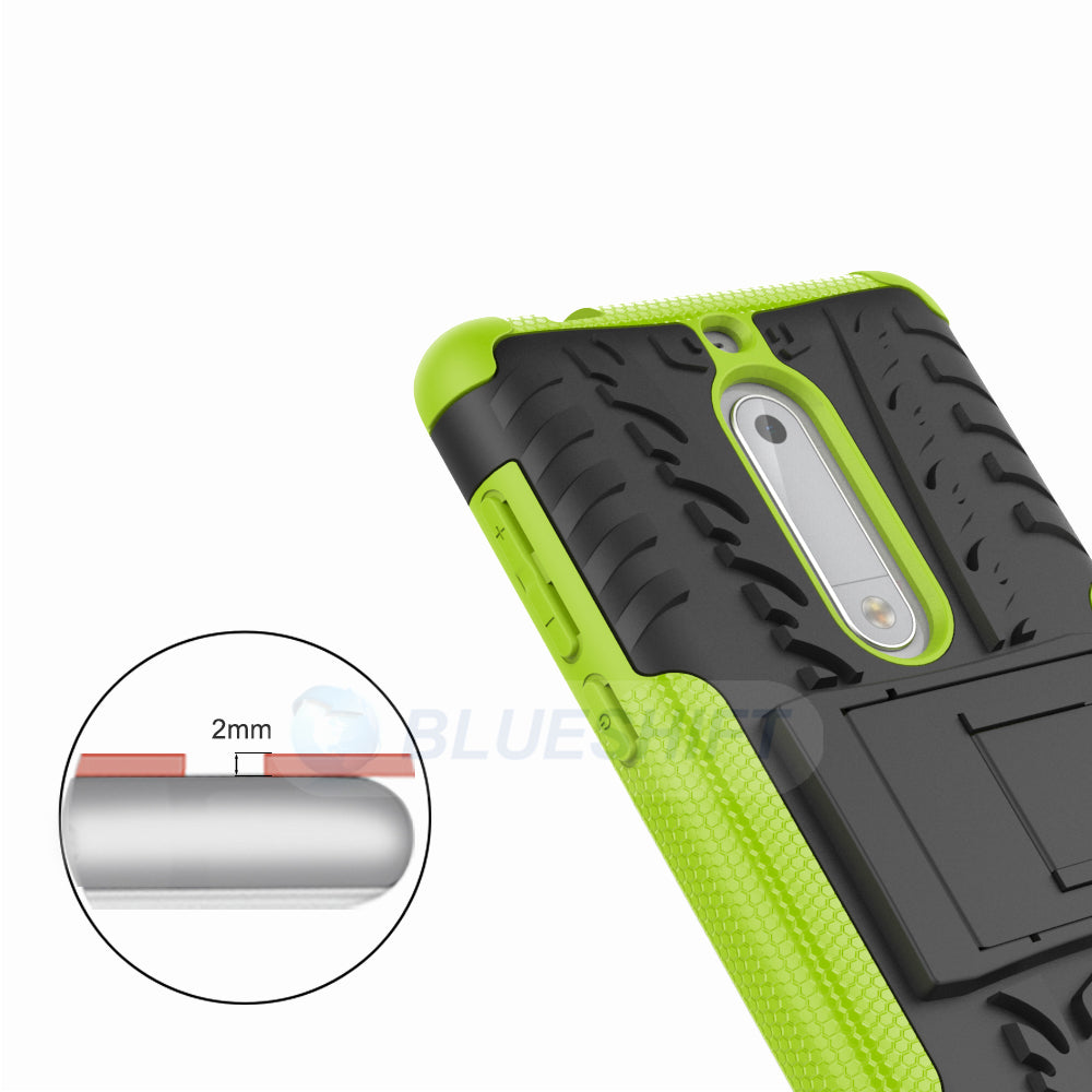 Nokia 5 Heavy Duty Case Green