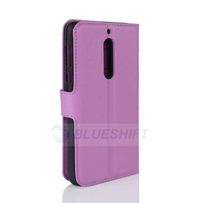 Nokia 5 Pu Wallet Case [Purple]