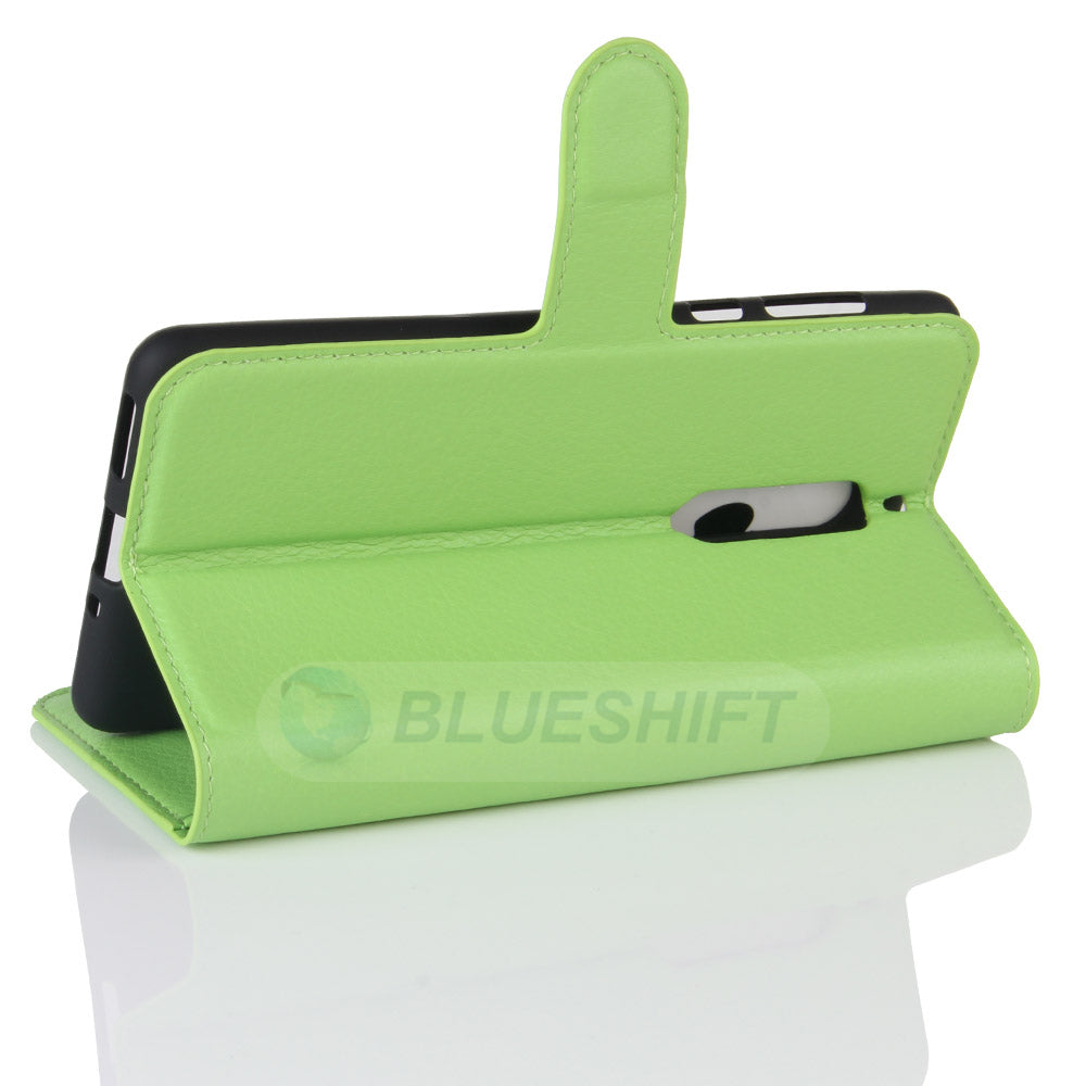 Nokia 5 Pu Wallet Case [Green]