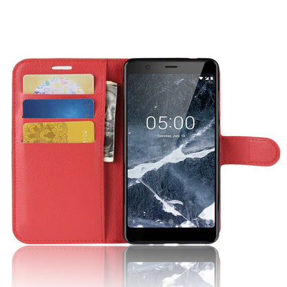 Nokia 5.1 Pu Wallet Case [Red]