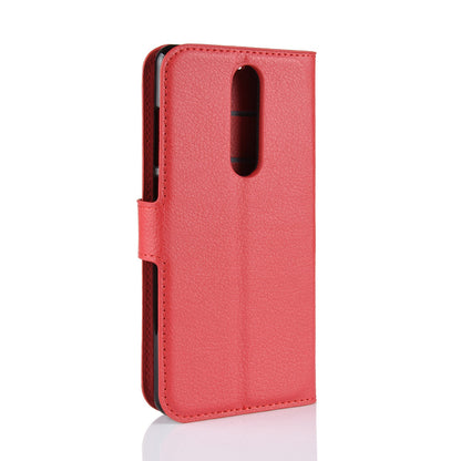 Nokia 5.1 Pu Wallet Case [Red]