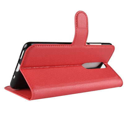 Nokia 5.1 Pu Wallet Case [Red]