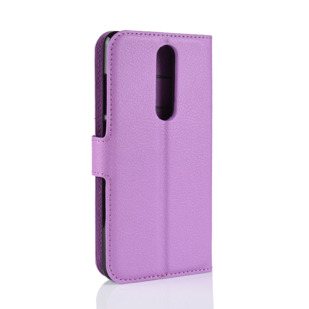 Nokia 5.1 Pu Wallet Case [Purple]