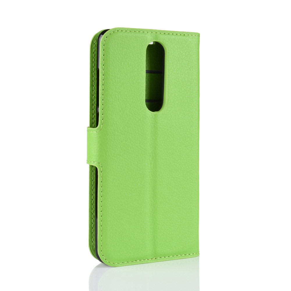 Nokia 5.1 Pu Wallet Case [Green]