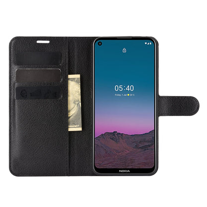 Nokia 5.4 Pu Wallet Case [Black]