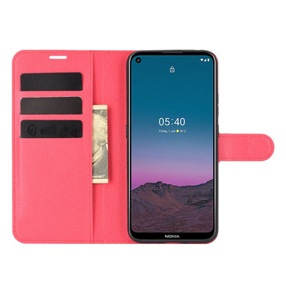 Nokia 5.4 Pu Wallet Case [Red]
