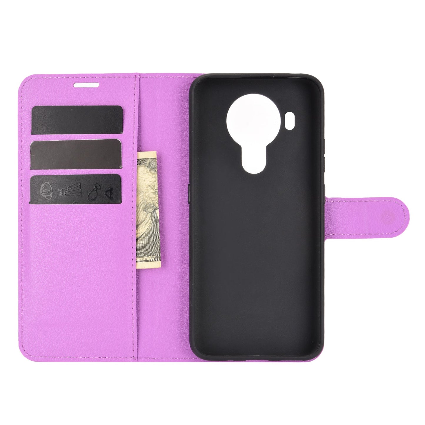 Nokia 5.4 Pu Wallet Case [Purple]