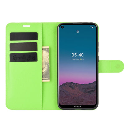 Nokia 5.4 Pu Wallet Case [Green]