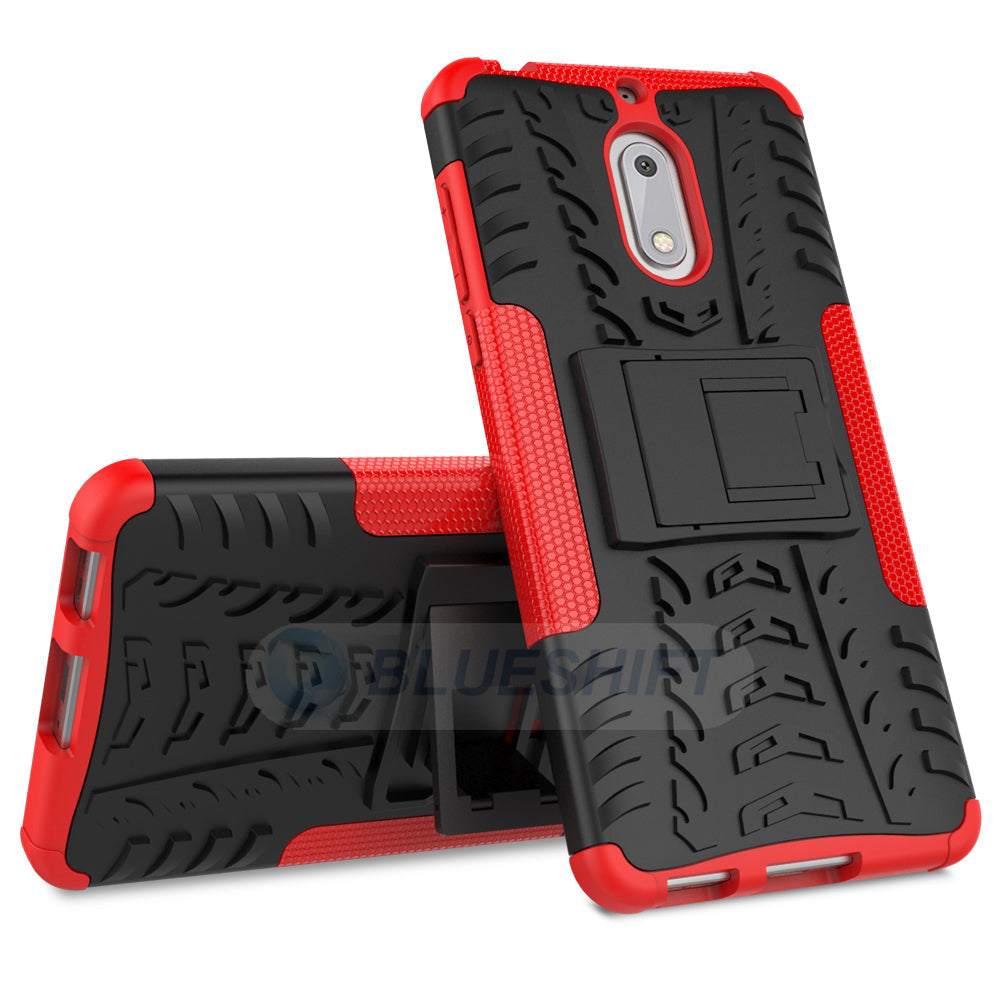 Nokia 6 Heavy Duty Case Red