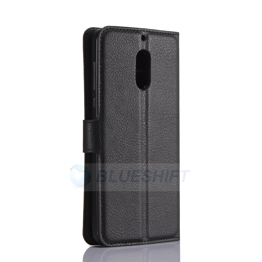 Nokia 6 Pu Wallet Case [Black]