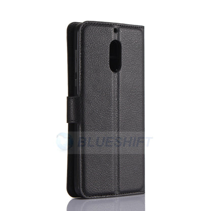 Nokia 6 Pu Wallet Case [Black]