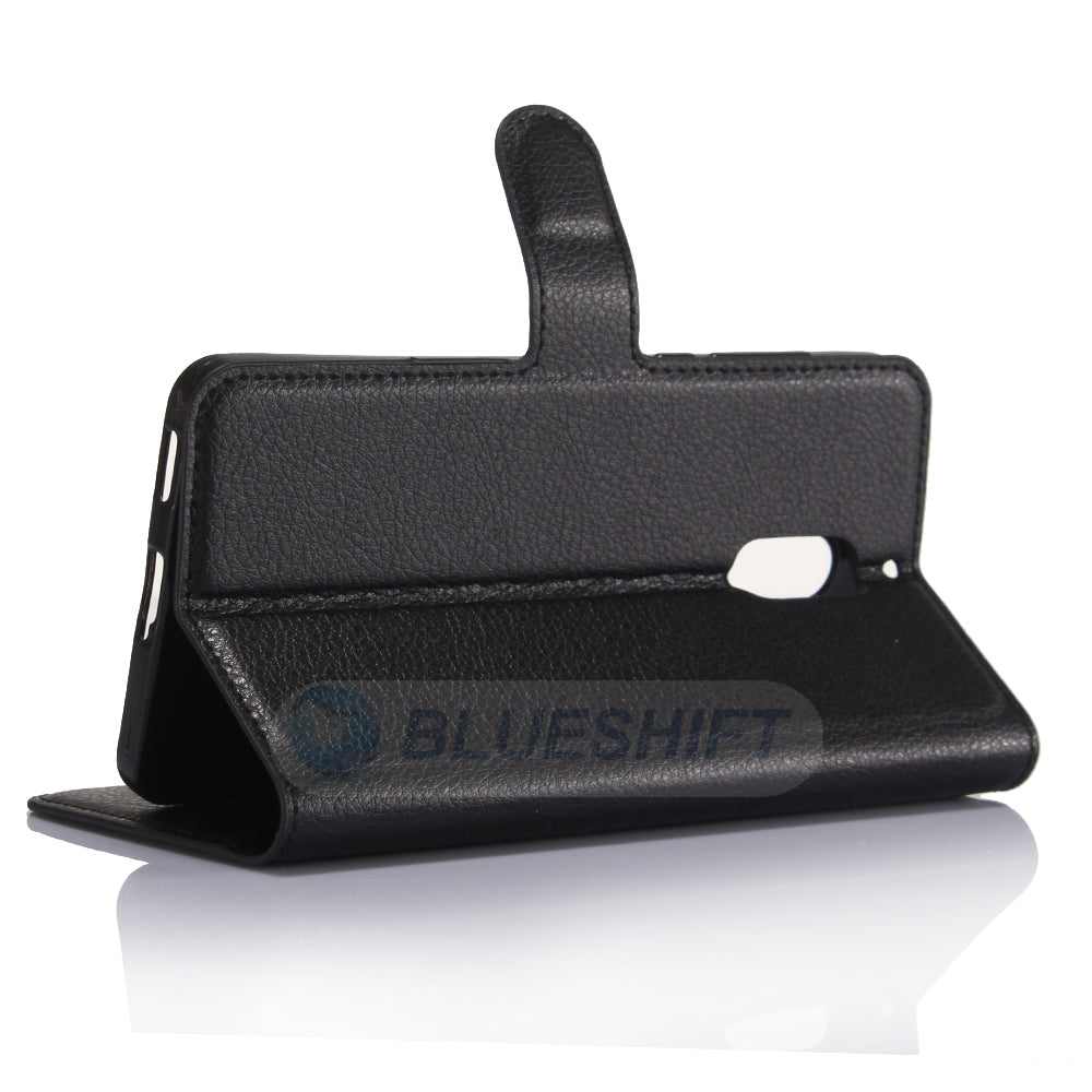 Nokia 6 Pu Wallet Case [Black]