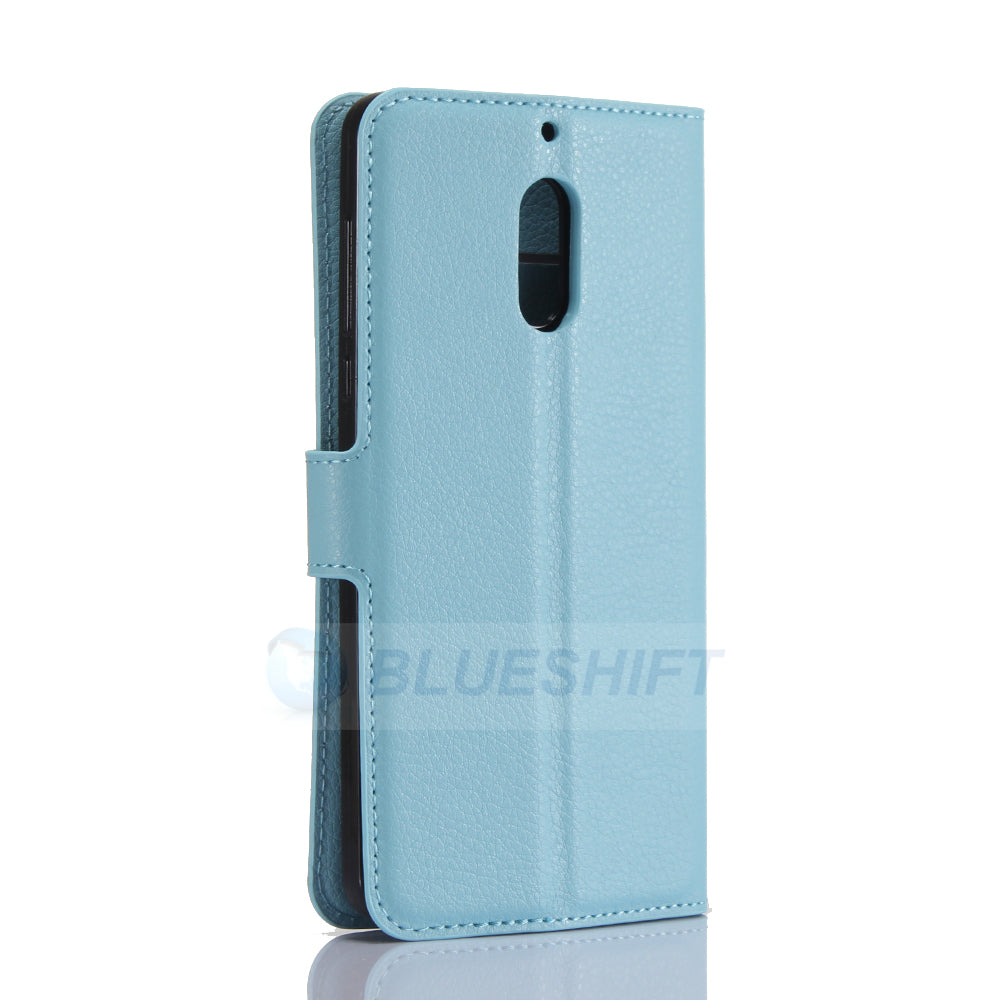 Nokia 6 Pu Wallet Case [Lightblue]