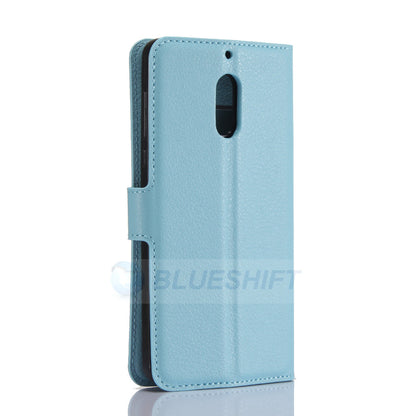 Nokia 6 Pu Wallet Case [Lightblue]