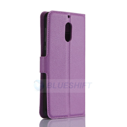 Nokia 6 Pu Wallet Case [Purple]