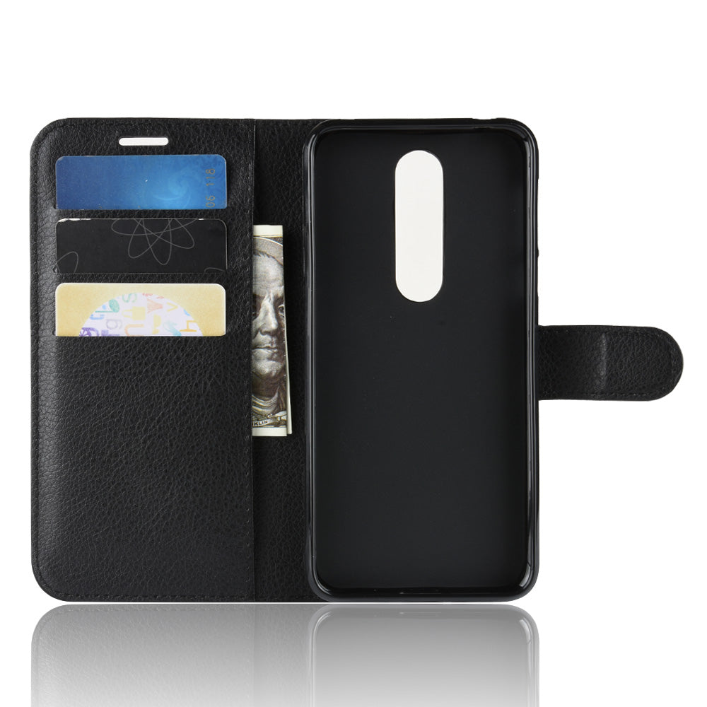 Nokia 7.1 Pu Wallet Case [Black]