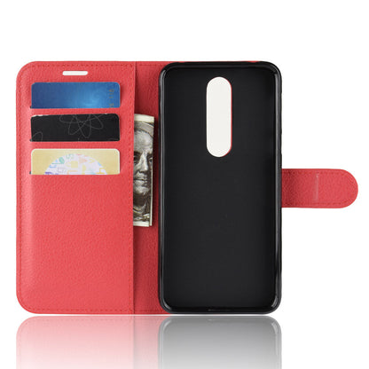 Nokia 7.1 Pu Wallet Case [Red]