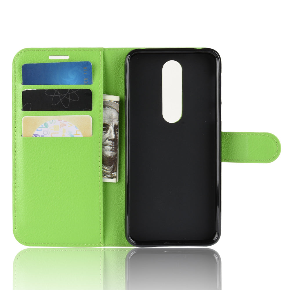 Nokia 7.1 Pu Wallet Case [Green]