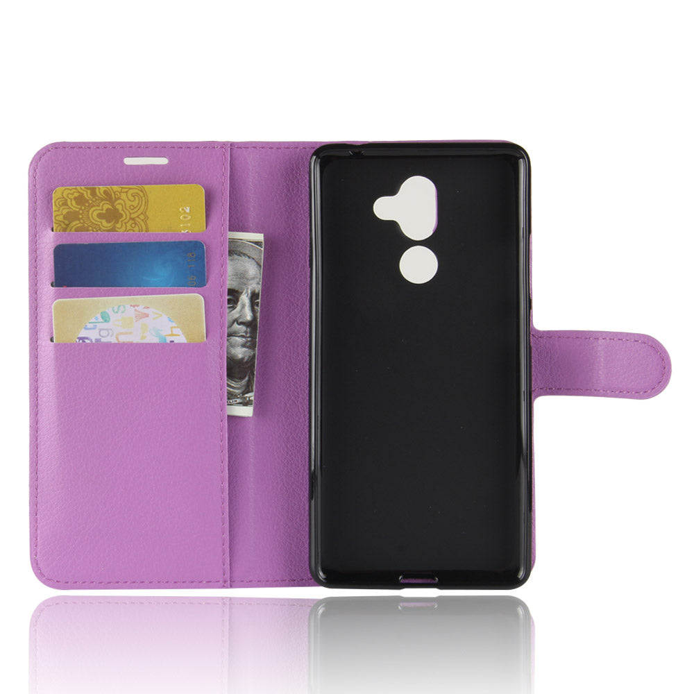 Nokia 7 Plus Pu Wallet Case [Purple]