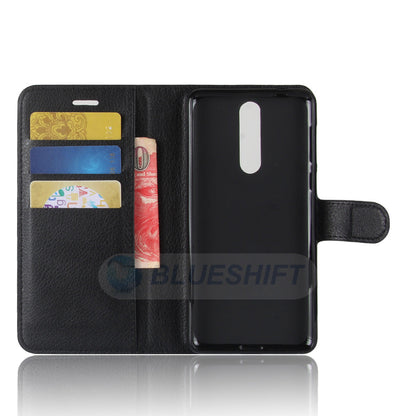 Nokia 8 Pu Wallet Case [Black]