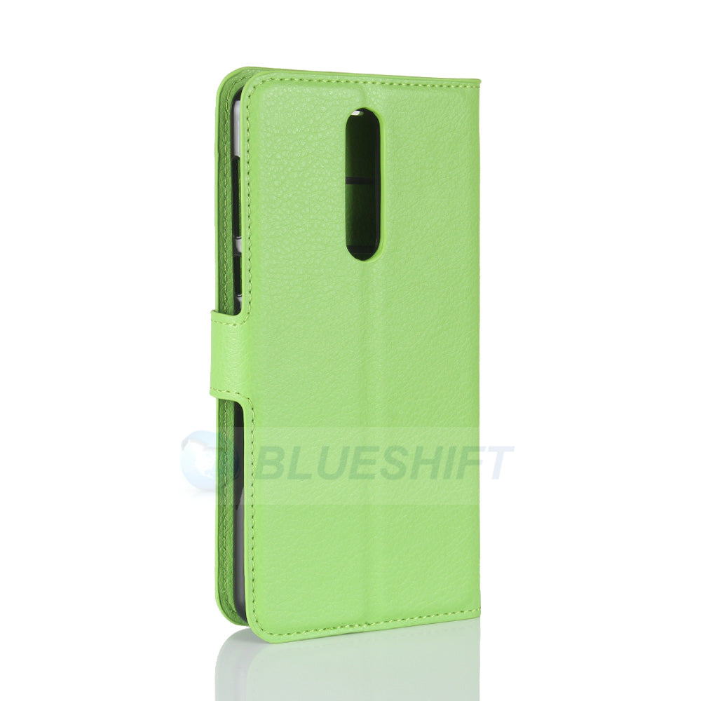 Nokia 8 Pu Wallet Case [Green]