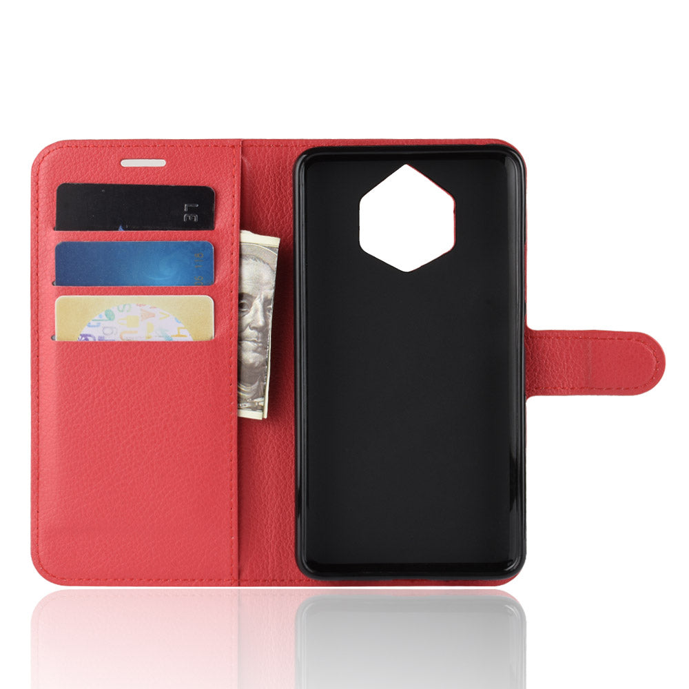 Nokia 9 Pureview Pu Wallet Case [Red]