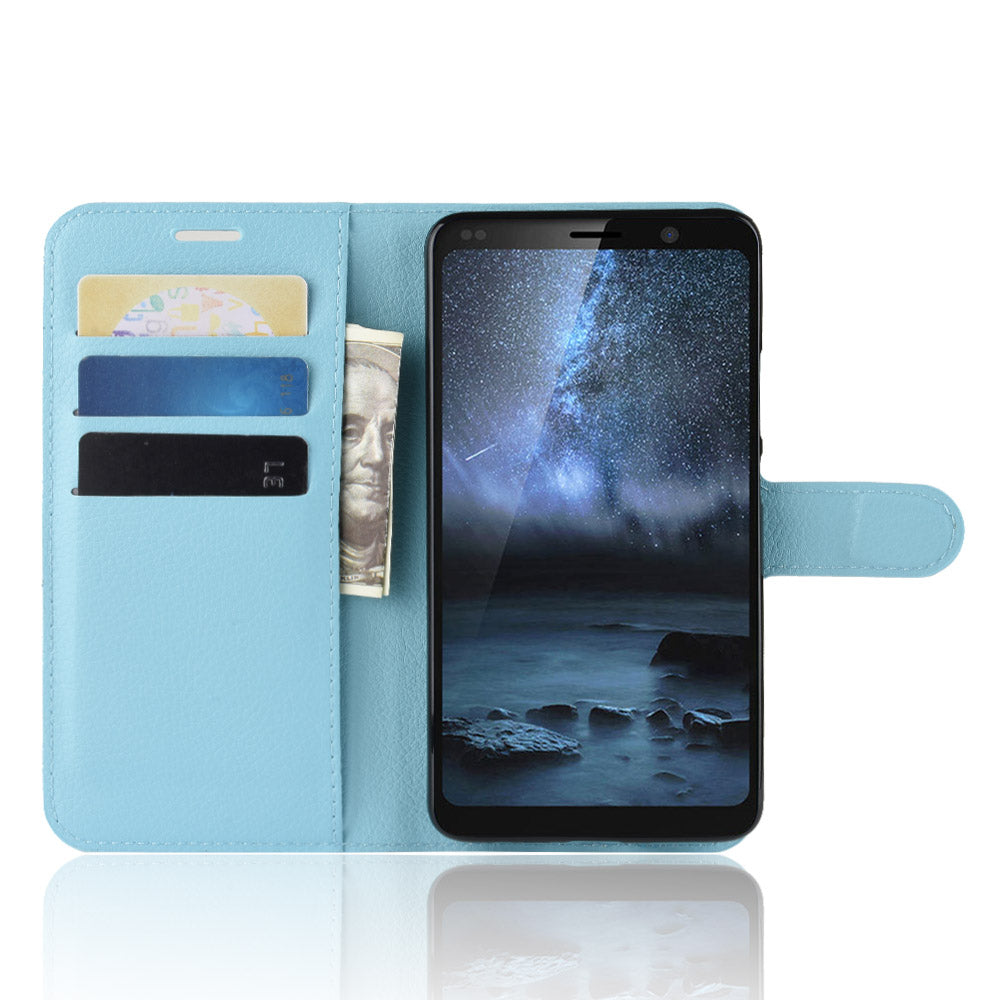 Nokia 9 Pureview Pu Wallet Case [Lightblue]