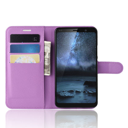 Nokia 9 Pureview Pu Wallet Case [Purple]