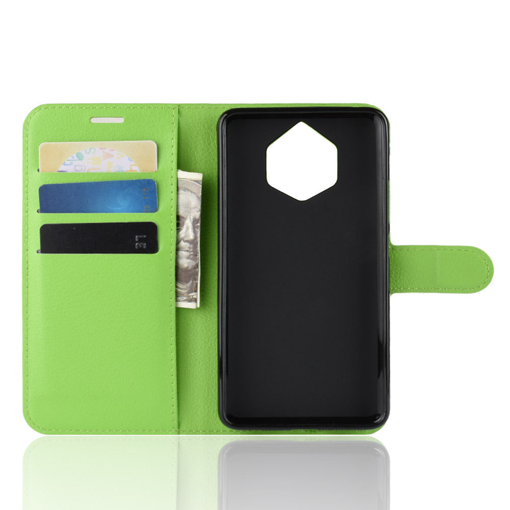 Nokia 9 Pureview Pu Wallet Case [Green]