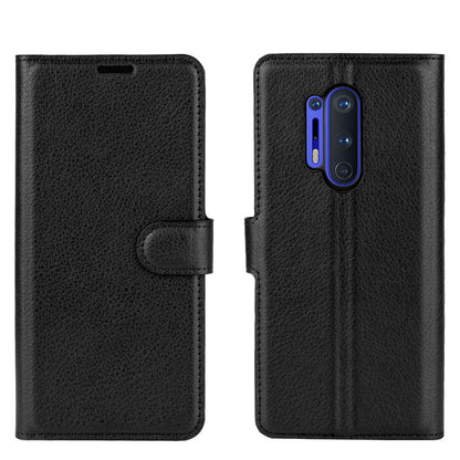 Oneplus 8 Pro Pu Wallet Case [Black]