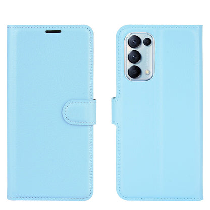 Oppo Find X3 Lite Pu Wallet Case [Lightblue]