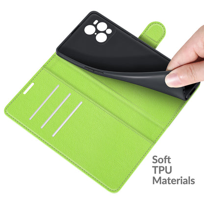 Oppo Find X3 Pro Pu Wallet Case [Green]
