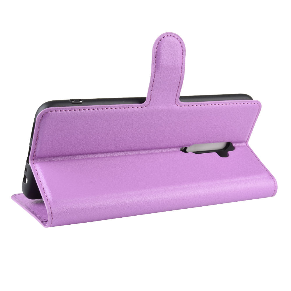 Oppo Reno2 Z Pu Wallet Case [Purple]