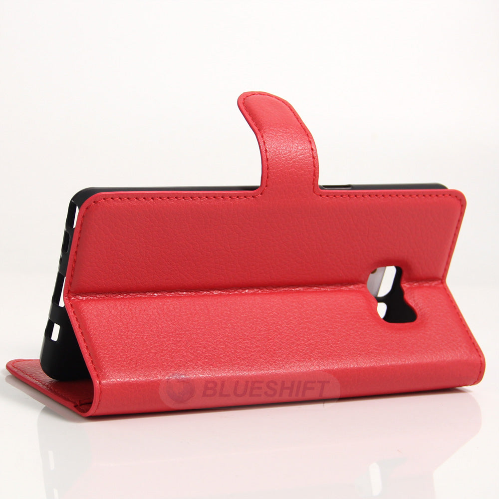 Galaxy Note 5 Pu Wallet Case [Red]