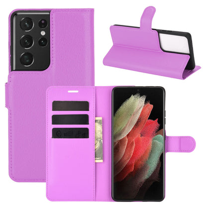 Galaxy S21 Ultra Pu Wallet Case [Purple]