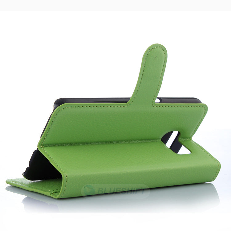 Galaxy S6 Pu Wallet Case [Green]