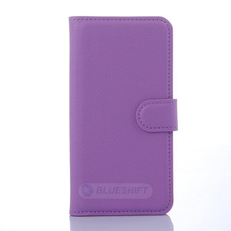 Galaxy S6 Edge Pu Wallet Case [Purple]